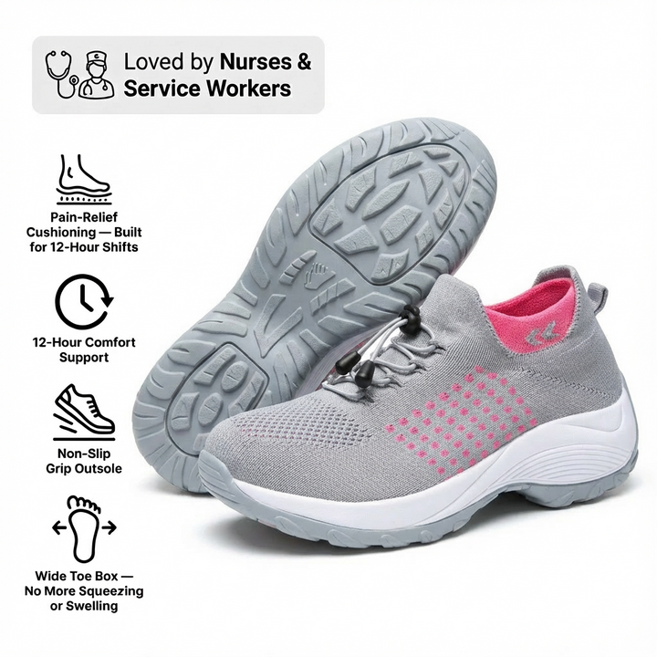 ShiftPro – 12-Stunden-Komfortschuhe zur Linderung von Fersen- und Plantarfasziitis