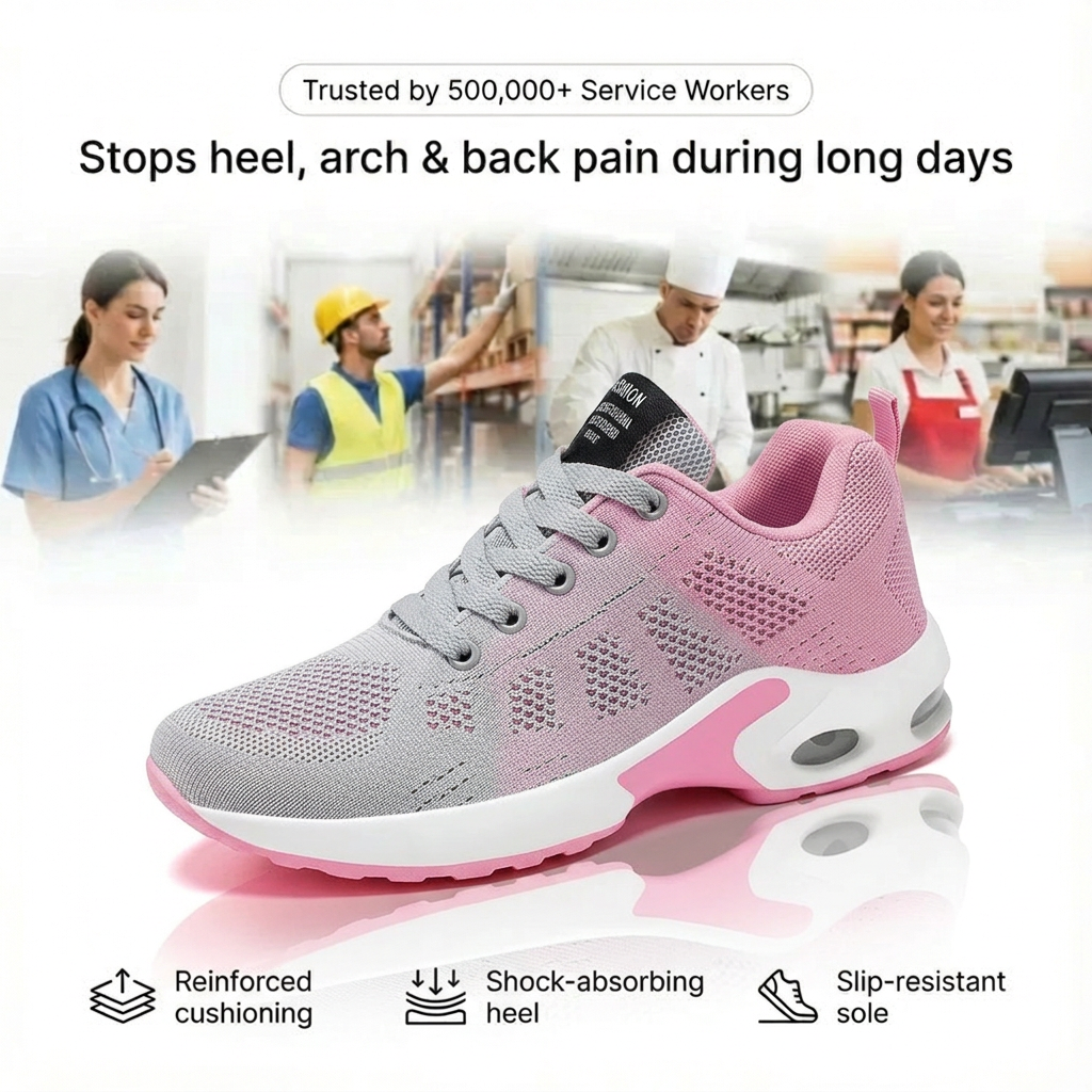 Orthora Pro – 12-Stunden-Schichtschuhe zur Linderung von Fersen- und Plantarfasziitis (Unisex)
