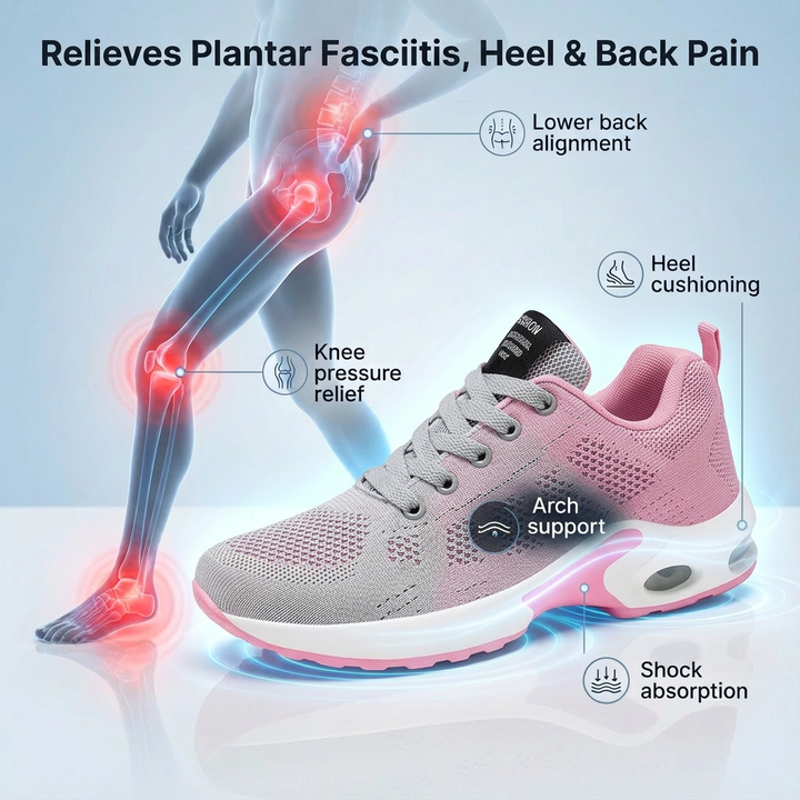 Orthora Pro – 12-Stunden-Schichtschuhe zur Linderung von Fersen- und Plantarfasziitis (Unisex)