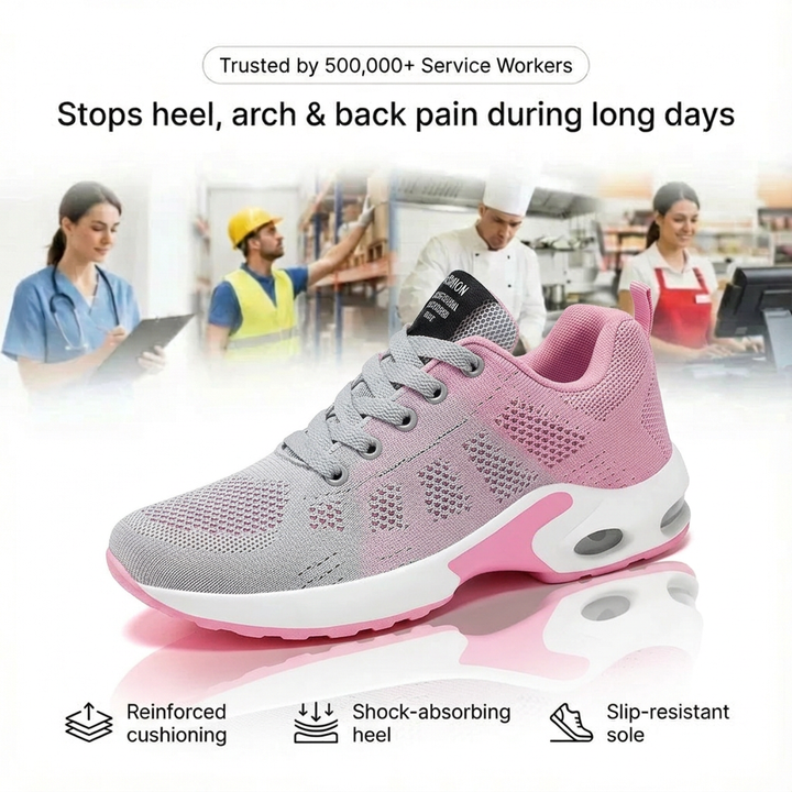 Orthora Pro – Schuhe für 12-Stunden-Schichten zur Linderung von Fuß-, Knie- und Rückenschmerzen