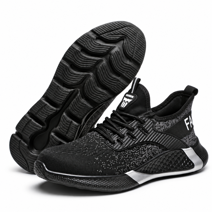 Verstärkte Sicherheits-Stahlkappenschuhe